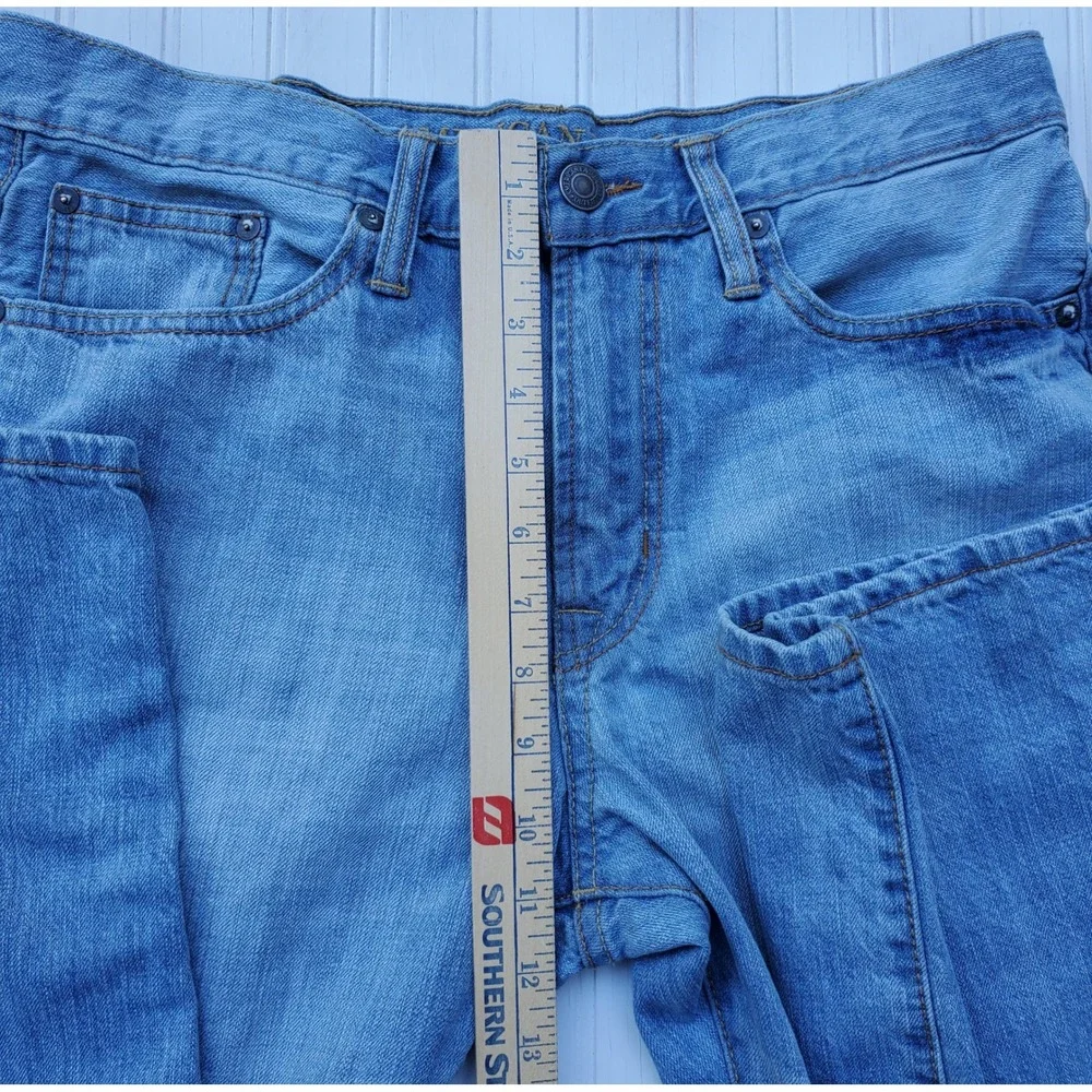 American Eagle Relaxed Straight Leg Jeans Mens 32x30 Medium Wash Blue Cotton